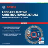 Bosch EXPERT MULTIMATERIAL X-LOCK Disque de coupe Disque de coupe, Brique, pierre, Béton, Ciment dur, 11,5 cm, Bosch, 2,22 cm, 2,4 mm