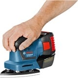 Bosch GSS 18V-10 Professional Ponceuse orbitale aléatoire 22000 OPM Noir, Bleu, Rouge, Ponceuse vibrante Bleu/Noir, Ponceuse orbitale aléatoire, Noir, Bleu, Rouge, 22000 OPM, 1,6 mm, 80 dB, 76 dB