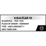 COBI 8.8 cm Flak 18, Jouets de construction 