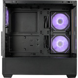 Cooler Master Elite 690 Wood boîtier midi tower Noir/bois | 2x USB-A | 1x USB-C | RGB | Verre Trempé