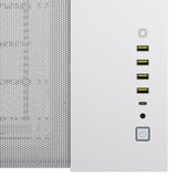 Corsair 6500D Airflow boîtier midi tower Blanc | 4x USB-A | 1x USB-C | Verre Trempé