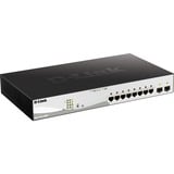 D-Link DGS-1210-10MP Géré L2 Gigabit Ethernet (10/100/1000) Connexion Ethernet, supportant l'alimentation via ce port (PoE) Noir, Gris, Switch Géré, L2, Gigabit Ethernet (10/100/1000), Full duplex, Connexion Ethernet, supportant l'alimentation via ce port (PoE)