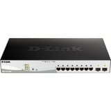 D-Link DGS-1210-10MP Géré L2 Gigabit Ethernet (10/100/1000) Connexion Ethernet, supportant l'alimentation via ce port (PoE) Noir, Gris, Switch Géré, L2, Gigabit Ethernet (10/100/1000), Full duplex, Connexion Ethernet, supportant l'alimentation via ce port (PoE)