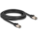 DeLOCK Câble réseau RJ-45 Cat.6a U/FTP ultra flexible Noir