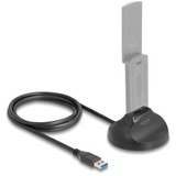 DeLOCK Support magnétique USB-A 5 Gbps câble de docking Noir