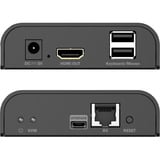 Digitus Récepteur KVM HDMI IP, Switch KVM Noir