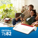 FRITZ! Box 7682, Routeur Blanc/Rouge