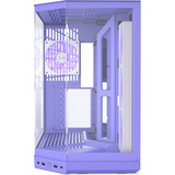 HYTE Y50 Lait de Taro boîtier midi tower Violet | 2x USB-A | 1x USB-C | RGB | Verre trempé