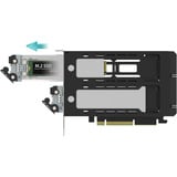 Icy Dock ExpressSlot Elite MB842MP-B, Carte d'interface Noir/Argent