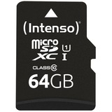 Intenso 3424490 mémoire flash 64 Go MicroSD UHS-I Classe 10, Carte mémoire Noir, 64 Go, MicroSD, Classe 10, UHS-I, Class 1 (U1), Résistant à une température, Résistant aux chocs, Imperméable, Résistant aux rayons X