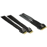 Inter-Tech Câble SFF 8654-8i > 2x SFF 8654-4i Noir