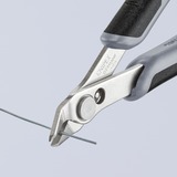KNIPEX 78 03 125 ESD Side-cutting pliers pince, Pinces électroniques Gris, Side-cutting pliers, Acier inoxydable, Acier, Plastique, Noir/Gris, 12,5 cm, 55 g