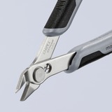 KNIPEX 78 03 125 ESD Side-cutting pliers pince, Pinces électroniques Gris, Side-cutting pliers, Acier inoxydable, Acier, Plastique, Noir/Gris, 12,5 cm, 55 g