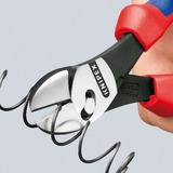 KNIPEX Coupeuse diagonale TwinForce 7372180, Tenailles de cran Rouge/Bleu