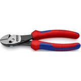 KNIPEX TwinForce Pinces coupantes diagonales, Tenailles de cran Rouge/Bleu, Pinces coupantes diagonales, Sulfate de chondroïtine, Plastique, Bleu/rouge, 18 cm, 280 g