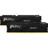 Kingston FURY 16 Go DDR5-5600 (2x 8 Go) Kit, Mémoire vive Noir, KF556C36BBEK2-16, Beast, EXPO