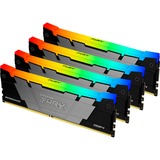 Kingston FURY 64 Go DDR4-3600 (4x 16 Go) mémoire vive Noir, KF436C16RB12AK4/64, XMP 2.0