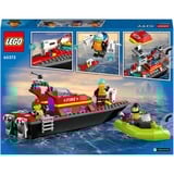 LEGO City - Bateau de sauvetage incendie, Jouets de construction 60373