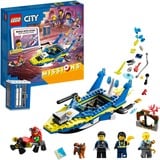 LEGO City - Missions des détectives de la police sur l’eau, Jouets de construction 60355