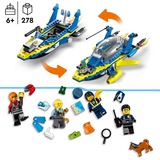 LEGO City - Missions des détectives de la police sur l’eau, Jouets de construction 60355
