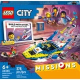 LEGO City - Missions des détectives de la police sur l’eau, Jouets de construction 60355