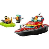 LEGO Ville - Bateau de sauvetage incendie, Jouets de construction 