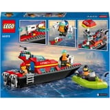 LEGO Ville - Bateau de sauvetage incendie, Jouets de construction 