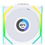 Lian Li UNI FAN SL120 LCD Wireless ventilateur de boîtier RGB  Blanc, 120 x 124.5 x 28 mm, PWM