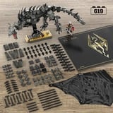 Mattel MEGA – Skyrim – Alduin Le Dévoreur de Mondes, Jouets de construction Jeu de construction, 17 an(s), Plastique, 619 pièce(s), 888,1 g