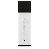 MediaRange High Performance 32 GB, Clé USB Argent/Noir