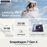 Motorola edge 70 512GB, Smartphone Gris clair