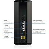 Netgear Nighthawk RS300 routeur sans fil Gigabit Ethernet Tri-bande (2,4 GHz / 5 GHz / 6 GHz) Noir Wi-Fi 7 (802.11be), Tri-bande (2,4 GHz / 5 GHz / 6 GHz), Ethernet/LAN, Noir, Routeur portable