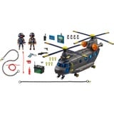 PLAYMOBIL City Action - Hélicoptère de transport des forces spéciales, Jouets de construction 71149