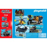 PLAYMOBIL City Action - Hélicoptère de transport des forces spéciales, Jouets de construction 71149