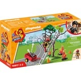 PLAYMOBIL Duck On Call - Pompier et chat, Jouets de construction 70917