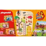 PLAYMOBIL Duck On Call - Pompier et chat, Jouets de construction 70917