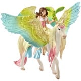 Schleich BAYALA Fée Surah avec un pégase scintillant, Figurine 5 an(s), Multicolore, 1 pièce(s)