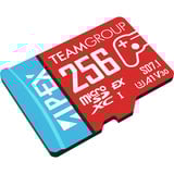 Team Group APEX SD7.1 256 GB SDXC, Carte mémoire Rouge/Bleu