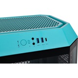 Thermaltake The Tower 300 boîtier mini tower Turquoise | 3x USB-A | Window