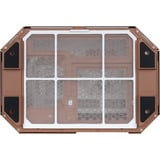 Thermaltake The Tower 600 boîtier midi tower Brun clair | 4x USB-A | 1x USB-C | Verre Trempé