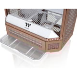 Thermaltake The Tower 600 boîtier midi tower Brun clair | 4x USB-A | 1x USB-C | Verre Trempé