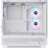 Thermaltake  boîtier midi tower Blanc | 2x USB-A | 1x USB-C | RGB | Verre Trempé