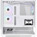 Thermaltake  boîtier midi tower Blanc | 2x USB-A | 1x USB-C | RGB | Verre Trempé