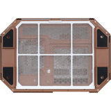 Thermaltake  boîtier midi tower Brun clair | 4x USB-A | 1x USB-C | Window