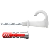 fischer EasyHook Round DuoPower 8x40, Cheville Blanc