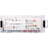 fischer Mini FixTainer DuoLine, Cheville Gris clair/Rouge