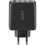 goobay 68W GaN USB-C PD Multiport Quick Charger Noir, 3x USB-C, 1x USB-A
