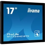 iiyama ProLite TF1734MC-B7X 17" Touchscreen-Moniteur  Noir, 43,2 cm (17"), 1280 x 1024 pixels, SXGA, LED, 5 ms, Noir