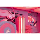 ALTERNATE Custom PC Series • iCUE Red Ice Madness Gaming-PC, PC gaming Blanc/transparent