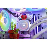 ALTERNATE Custom PC Series • iCUE Red Ice Madness Gaming-PC, PC gaming Blanc/transparent